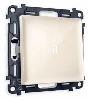 Выключатель одноклавишный с подсветкой без рамки Ambrella Volt Quant MA302015