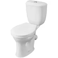 Унитаз-компакт Santeri Victoria 1.P301.6.S00.00B.F (4607143317833) косой выпуск, с сиденьем, белый