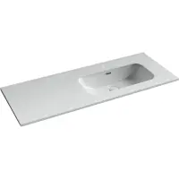 Раковина Ceramica Nova Element CN7006R 121x46,5 см R, накладная, белый