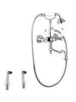 Смеситель для ванны Cezares First FIRST-PBV2-03/24-Bi