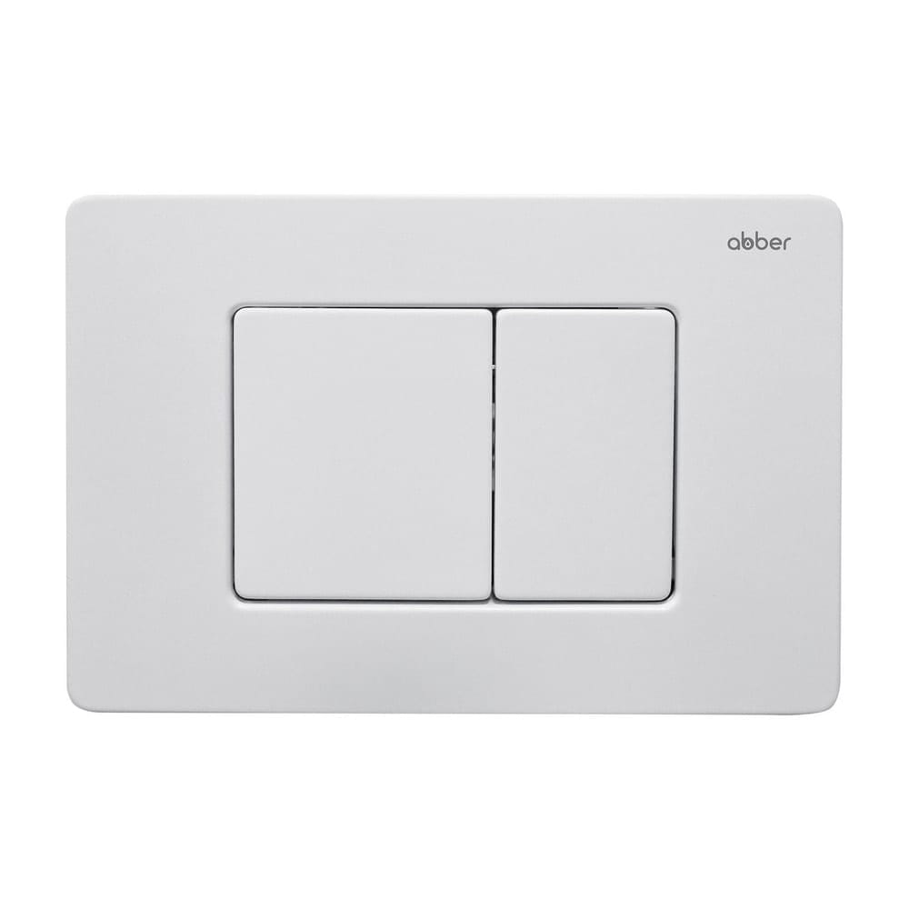 Комплект унитаза с инсталляцией Abber Rechteck AC1201-AC0105-AC0120MW с белой матовой клавишей