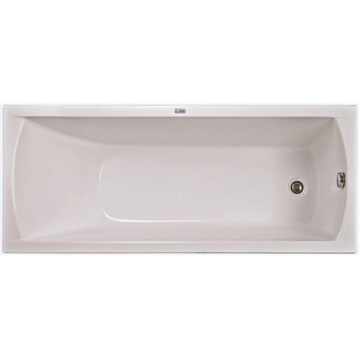 Акриловая ванна 130x70 см Marka One Modern 01мод1370