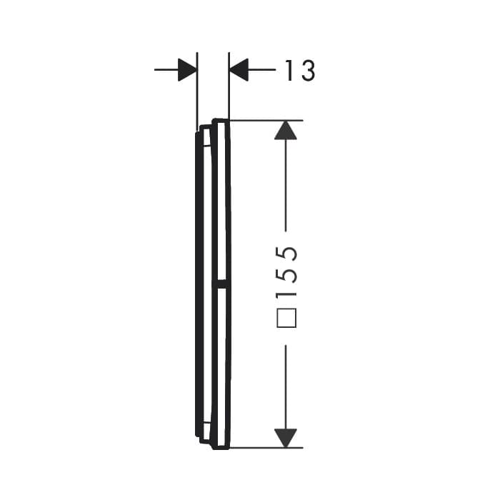 Переключатель потоков Hansgrohe ShowerSelect Comfort E 15573000