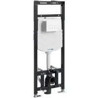 Инсталляция для унитаза WasserKRAFT Alme 15 15TLT.010.ME.WM03 с кнопкой смыва, белый матовый