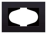 Рамка для двойной розетки Kollinger Reflex MG RM120BK