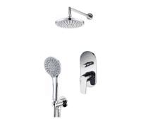 Комплект для ванны WasserKRAFT Dill A16629 с верхней душевой насадкой и лейкой хром