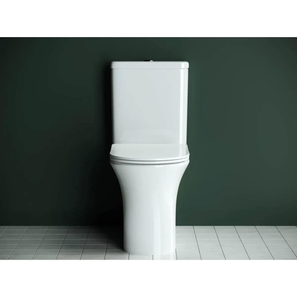 Унитаз-компакт Ceramica Nova Star CN1904 безободковый, с сиденьем микролифт, белый