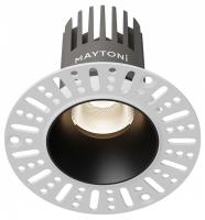 Встраиваемый светильник Maytoni Technical  DL124-10W-4K-TRS-B