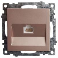 Розетка Ethernet RJ-45 без рамки Stekker Катрин 39599