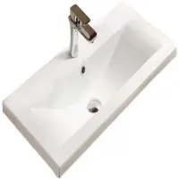 Раковина CeramaLux 9393-80 81,5x39,5 см, накладная, белый