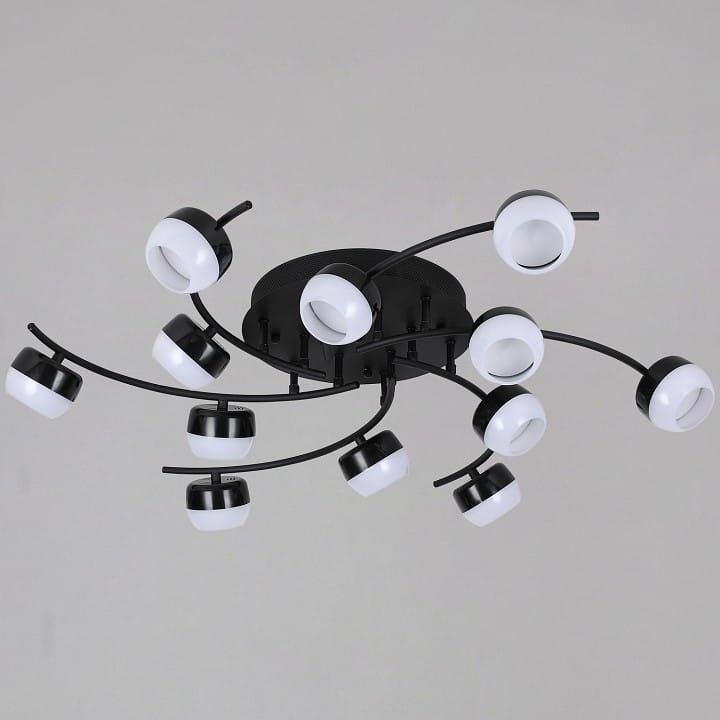 Люстра на штанге Reluce  90590-0.3-12 Black