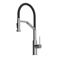 Смеситель для кухни Omoikiri Makkari 4994494 нержавеющая сталь