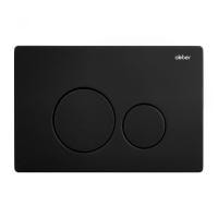 Клавиша смыва Abber AC0121MB черная матовая