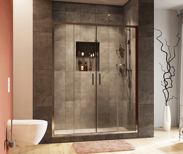 Душевая дверь WasserKRAFT Lippe 45S09 170 профиль хром стекло прозрачное