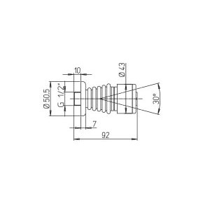 Душевая форсунка Paini 50CR721