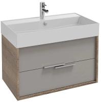 Тумба под раковину Jacob Delafon Vivienne 80 EB1667-E75-J54 дуб давос натуральный/серый матовый