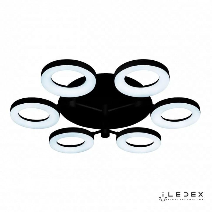 Потолочная люстра iLedex Jomo FS-014-X6-(B) 72W BK
