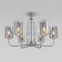 Люстра на штанге Eurosvet Defi 60138/6 сатин-никель