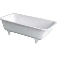 Ванна из литьевого мрамора Belux Саламанка 4810924264305 174,3x78 см, отдельностоящая, белый