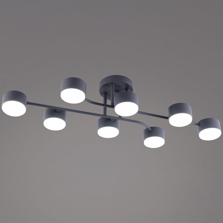 Потолочная люстра Reluce 03722 03722-0.3-08 GREY GX53
