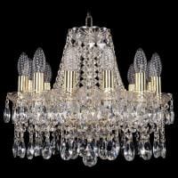 Подвесная люстра Bohemia Ivele Crystal 1413 1413/12/141/G