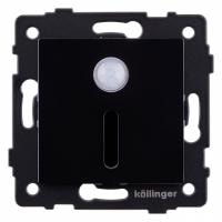Заглушка для поста с подсветкой, без рамки Kollinger  REA-045BK