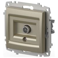 ТВ-розетка проходная без рамки Elbi Eleсtriс Zena Vega 609-011400-272