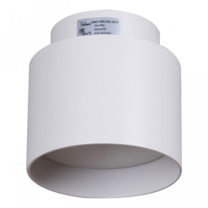Накладной светильник Reluce Technical 53006 53006-9.5-001IL GX53+LED3W WT