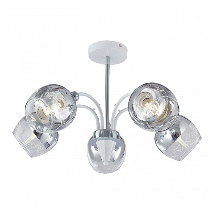 Люстра на штанге Arte Milano Napoli-326008 326008/5A WH+CR
