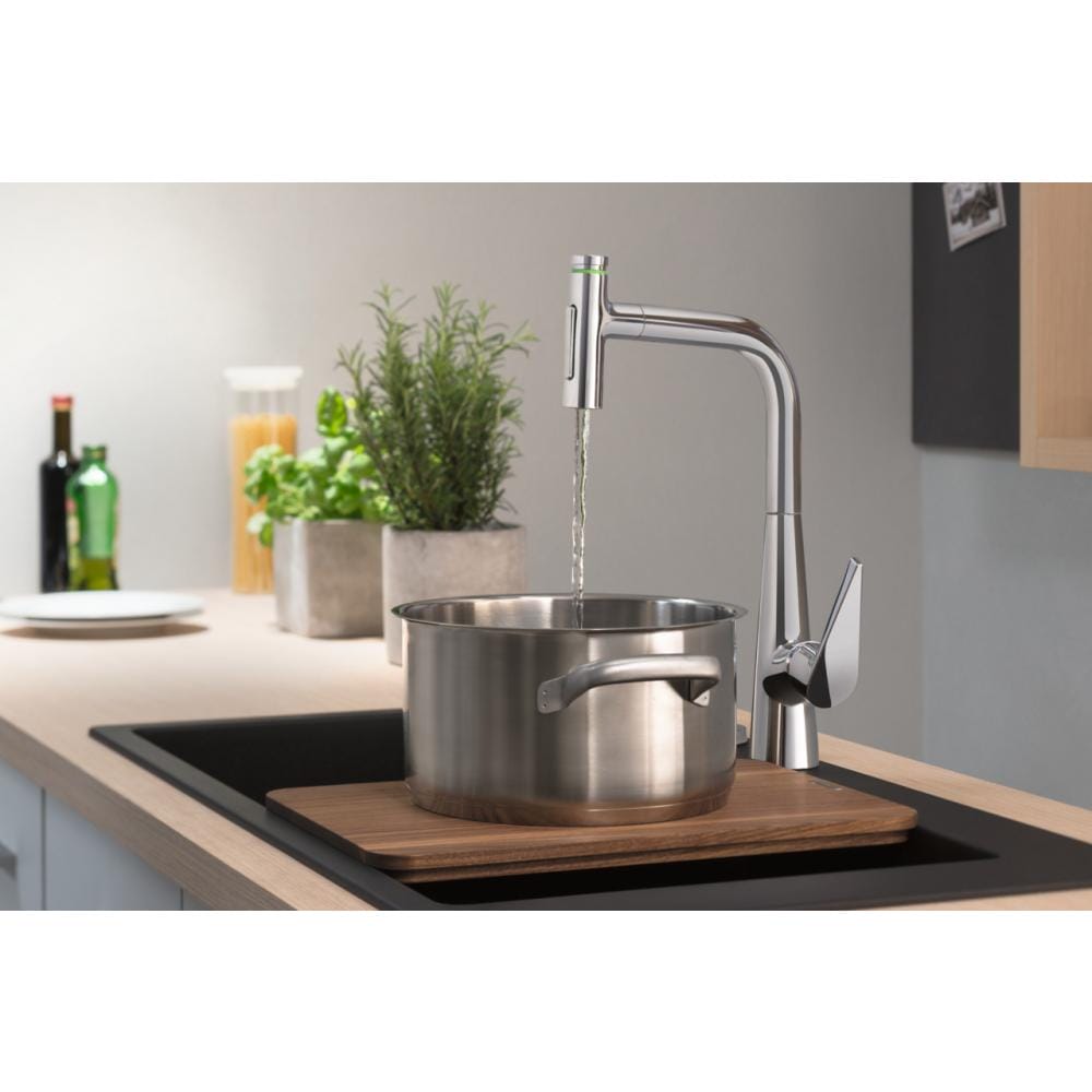 Смеситель для кухни hansgrohe Talis Select M51 73867000 с вытяжным душем