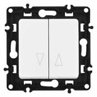 Выключатель для жалюзи без рамки Arte Milano 217 217.38-2.white