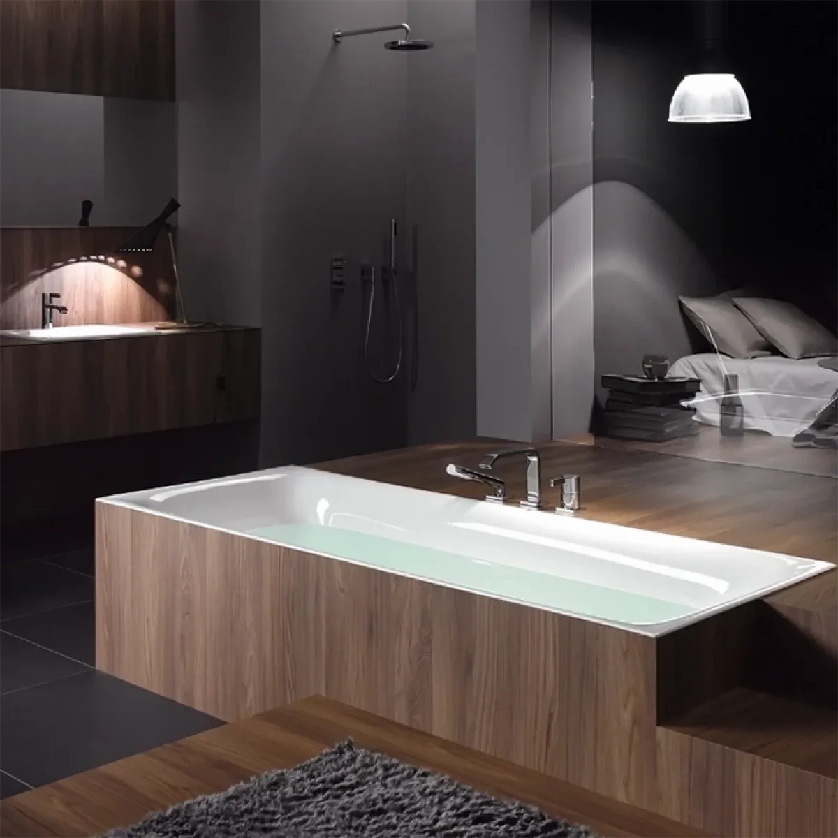 Ванна стальная Bette Lux 3442-000 PLUS 190x90 см, с водоотталкивающим покрытием, белый