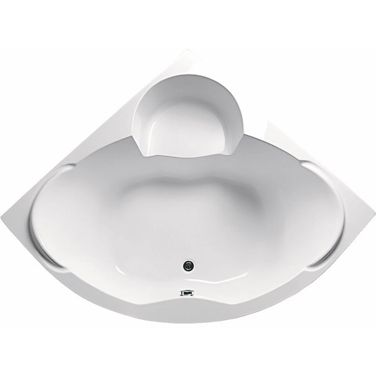 Акриловая ванна 140x140 см Marka One Trapani 01тр1414