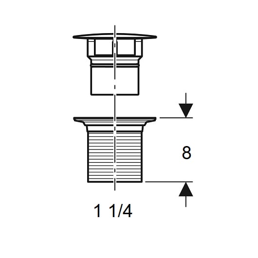 Донный клапан Geberit 152.080.21.1