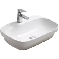 Раковина-чаша CeramaLux 78598 60x42,8 см, накладная, белый