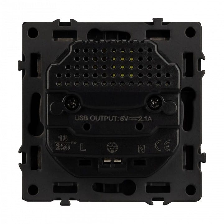 Розетка с заземлением и 2хUSB type A, без рамки Arlight SCT 054289
