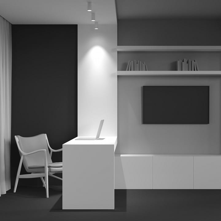 Накладной светильник Maytoni Technical Фокус С C052CL-01W