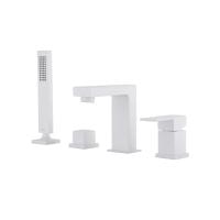 Смеситель на борт ванны Abber Daheim AF8213W белый матовый