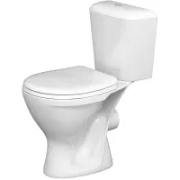 Унитаз-компакт Santeri Pro 1.P215.5.S00.00B.F (4640009670727) с сиденьем, белый