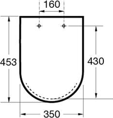 Крышка-сиденье для унитаза Roca The Gap Round Supralit 801D12001 с микролифтом, белый