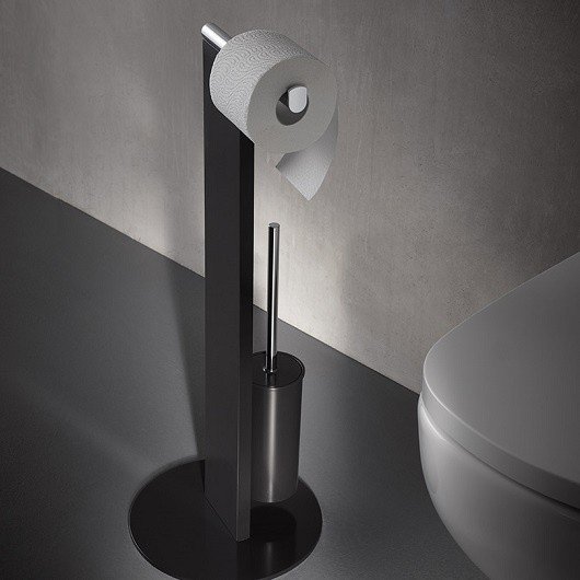 Стойка для туалета Keuco Univarsal 04986370101 черный/хром