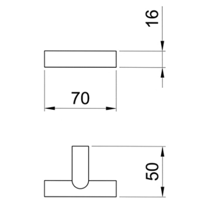 Крючок Fantini Young 96 93 7608 сталь