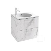 Тумба под раковину Jacob Delafon Odeon Rive Gauche 60 EB2520-R9-N18 белый ручки черный