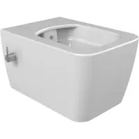 Унитаз подвесной Boheme Zen 967-2 безободковый, с функцией биде, белый