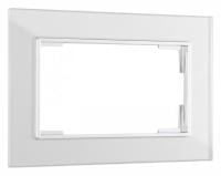 Рамка для двойной розетки Arte Milano am-503.02 503.02-double.silver
