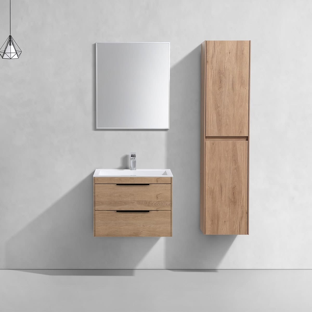 Тумба под раковину Vincea Chiara 2D 60 см VMC-2C2600NO светлое дерево