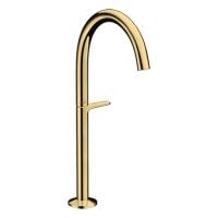 Смеситель для раковины Axor One 48030990 шлифованное золото