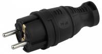 Вилка прямая с заземлением Эра  V8-B-IP44