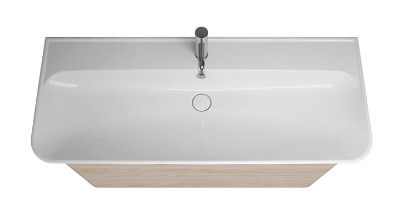 Тумба с раковиной Burgbad Iveo 120 SFEN120F2747G0161C0001*1 кашемировый дуб