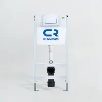 Инсталляция для унитаза Charus CR.200.21.01 с кнопкой смыва, хром